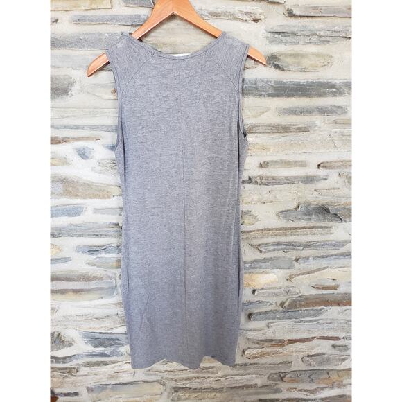 Susana Monaco Grey Midi Dress Sleevless - Picture 3 of 3